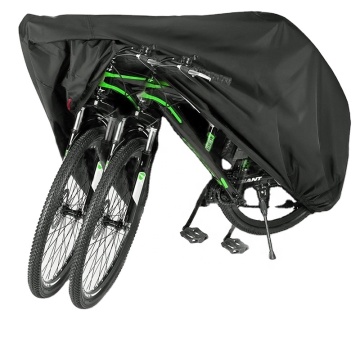 Waterproof Polyester Taffeta 190T Outdoor Bicycle Protective Double Cover Bike Shelter" 

However, considering typical SEO practices and keyword placement, a more optimized title could be:

"Waterproof Polyester Taffeta 190T Bike Cover - Outdoor Bicycle P