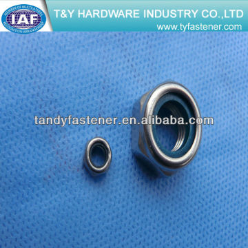 hex nylon nuts different sizes