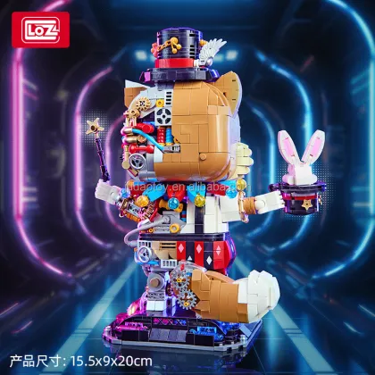 LOZ 1956 Mechanical Squirrel Building Blocks Toy Puzzle Set: A Fun Gift for Kids and Boys