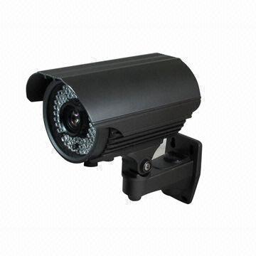 1,000TVL IR water-resistant camera, 1,280 x 720 resolution, built-in IR-cut, facial recognition