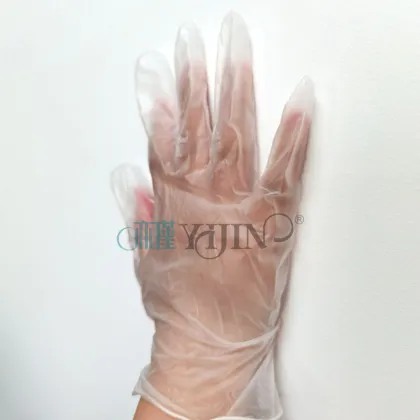 Cheap disposable thin plastic gloves