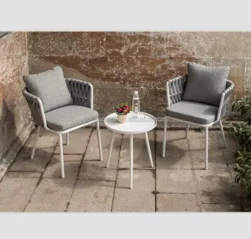 Outdoor Courtyard Rope Aluminum Mesh Chair Furniture