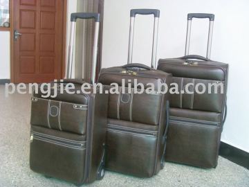 PU Trolley Luggage Bag