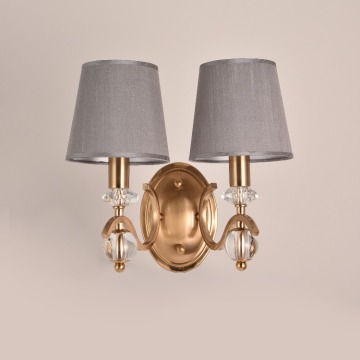Modern Copper LED Wall Lamp for Living Room and Bedroom