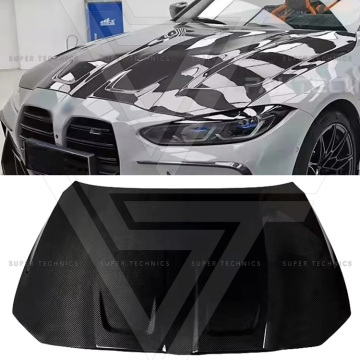 Trockenfaserhaube im CSL-Stil für BMW 3 Serie G80 G81 M3 2021-2023 Karosseriehörigkeitszubehör