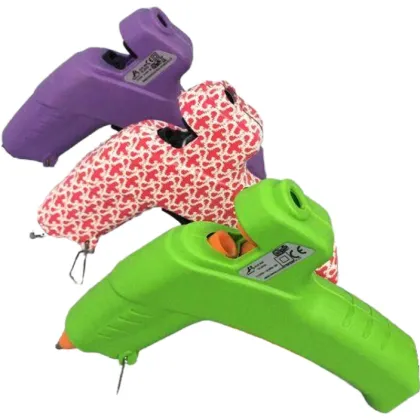 Factory Direct Green Hot-Melt Glue Guns with Glue Sticks - 10W