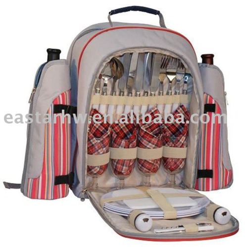 Attractive 4 persons picnic wine bag