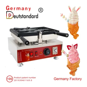 ice cream taiyaki machine taiyaki cone maker machine