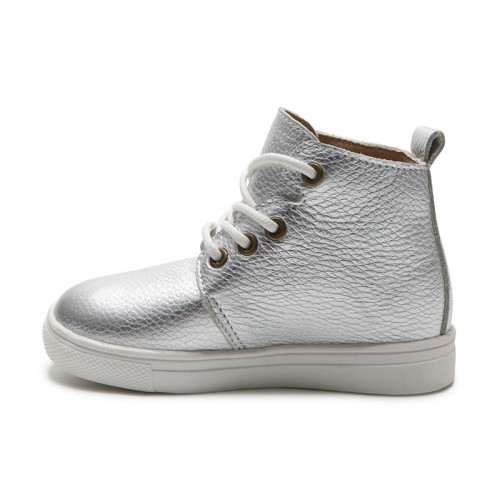 Leder High Top Children Knöchelstiefel