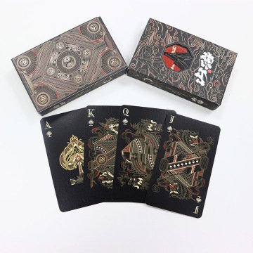 High-Quality Custom Printed Gold Edge Playing Cards for Advertising