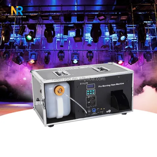 Professional 1500W Haze Fog Machine with Flight Case: Morning Mist Machine