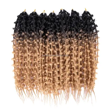 Cheap Price 10Strands/pack 24 inch Ombre 3tone color Butterfly Box Braid Synthetic Crochet Braid Hair Extension