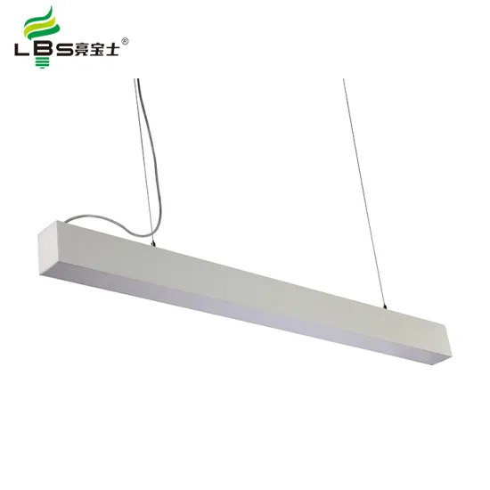 High Brightness Aluminum Silver 36W LED Batten Pendant Lamp