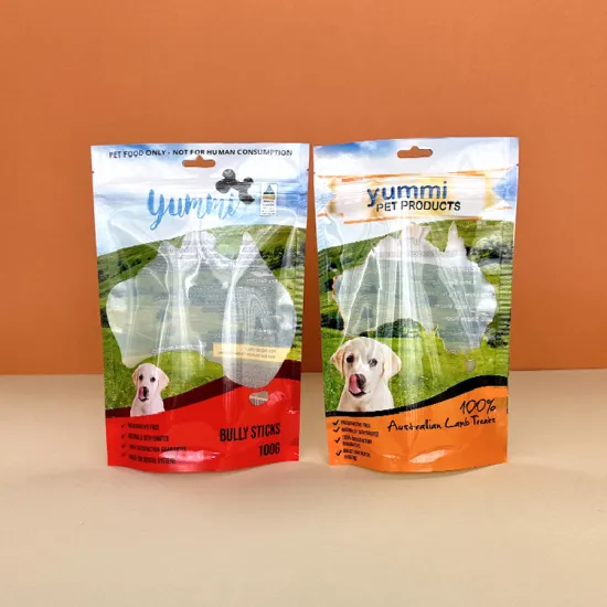 Custom Printed Recyclable Zipper Bags for Pet Food - 1kg, 5kg, 10kg