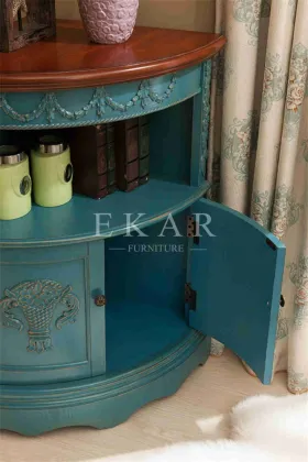 Vintage Corner Cabinets, Living Room Storage Cabinets