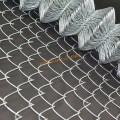 Galvanized Chainlink Fence with Knuckle End Edge