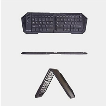 Portable Foldable Bluetooth Keyboard Ultra-Slim Mini Wireless Keyboard for Ios Android Windows PC Tablet Smartphone Ibk03