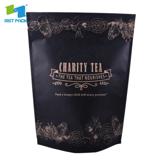 customized unprinted aluminum foil coffee tea bags