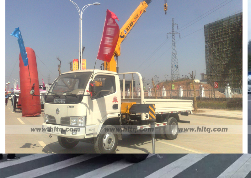 dongfeng dump truck mounted crane