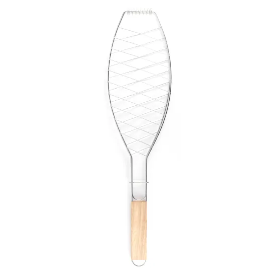Non-Stick Fish Basket for BBQ: Stainless Steel Grill Wire Mesh Accessory
