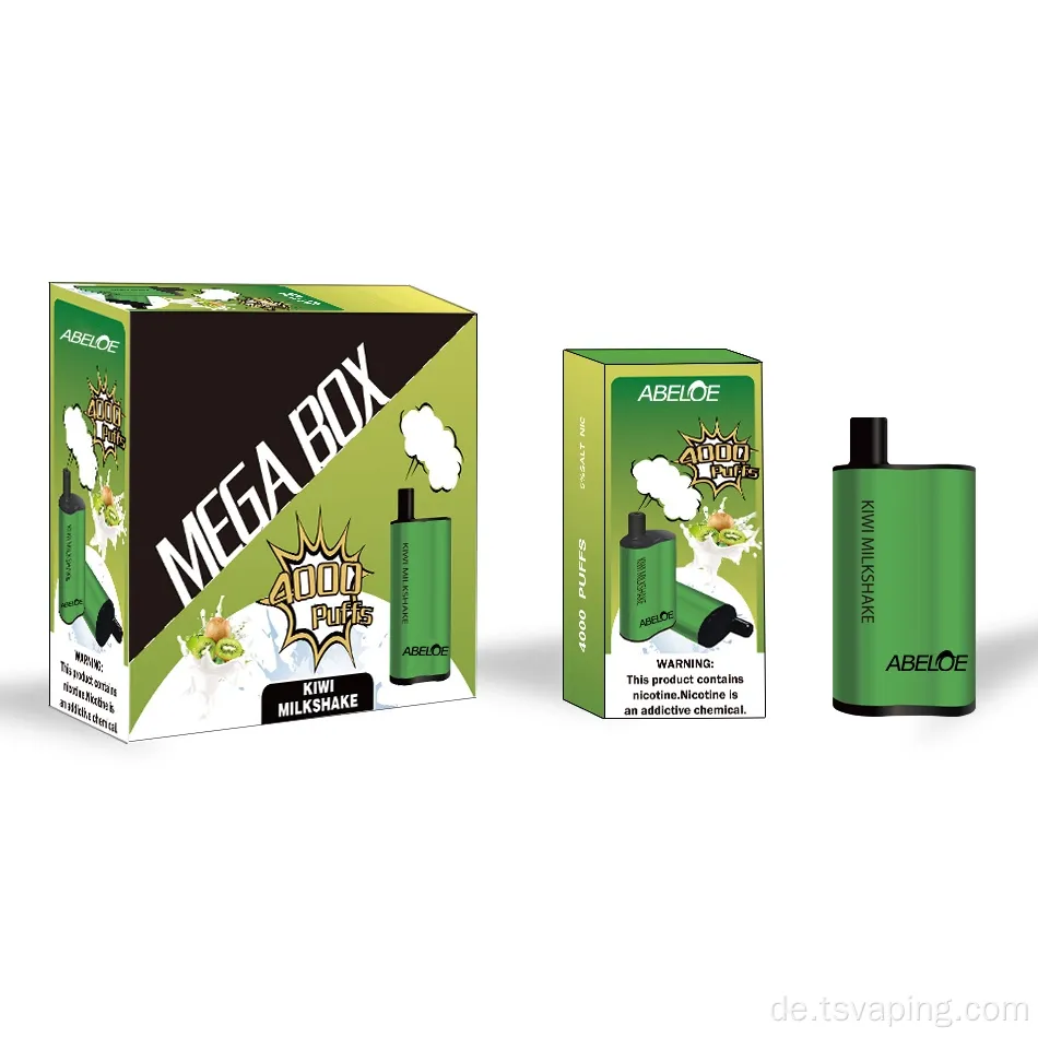 Maschenspulen Vape Stift 4000 Puffs 10 ml