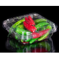 Plastic fruit packaging box with lid