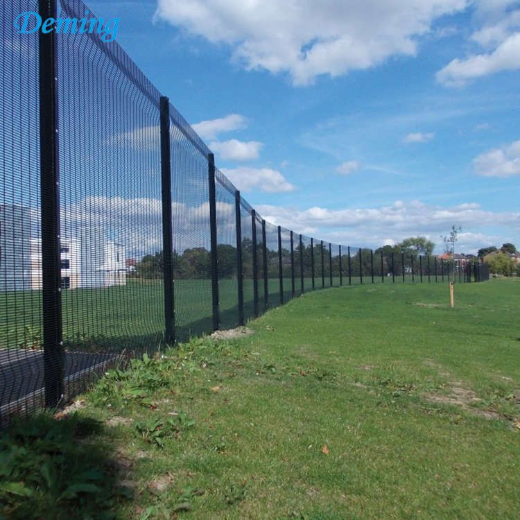 PVC Coated Prison Anti Climb Metal Fence Panels