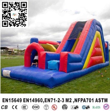 Colourful inflatable obstable/CE certificate high quality obstacle course for adults