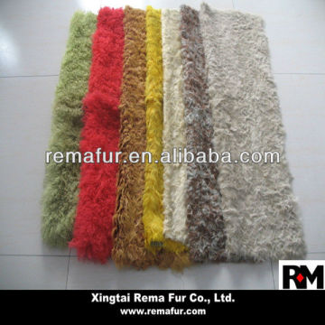 Real Kalgan Lamb Plate dyed colorful