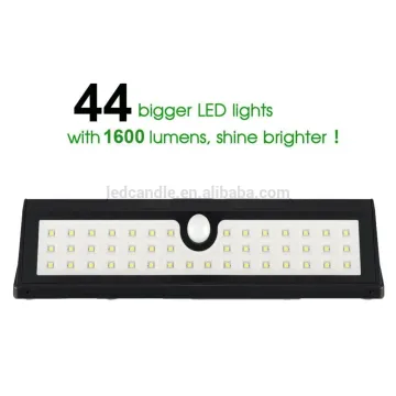 44 Led outdoor wireless solar powered solar garden light
