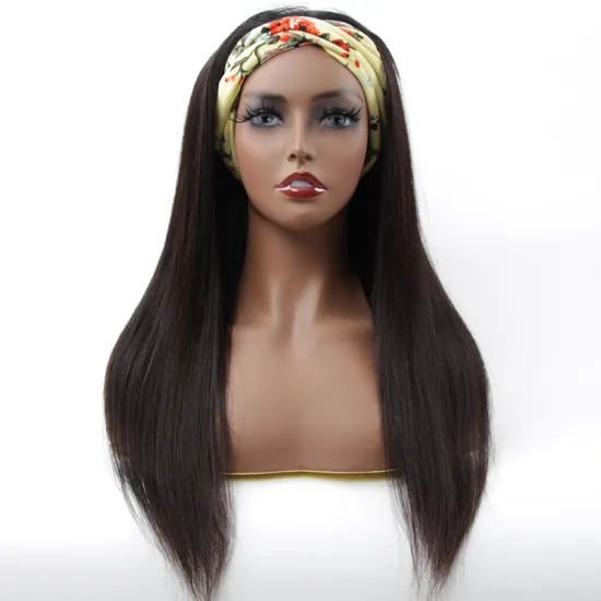 Wholesale Headband Wig Human Hair For Black Women, Remy Human Hair Headband Wig,Headband Kinky Ponytail Human Hair Wig