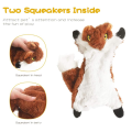 5 Pack Two Squeaky Cute Animals dog toys