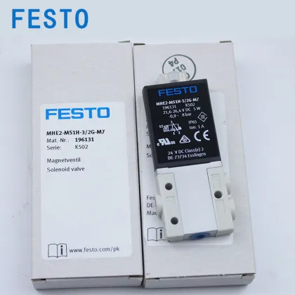FESTO Solenoid Valve MHE2-MS1H-3/2G-M7 (196131) - MHE2