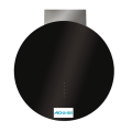 70cm Circular Extractor in Black Glass