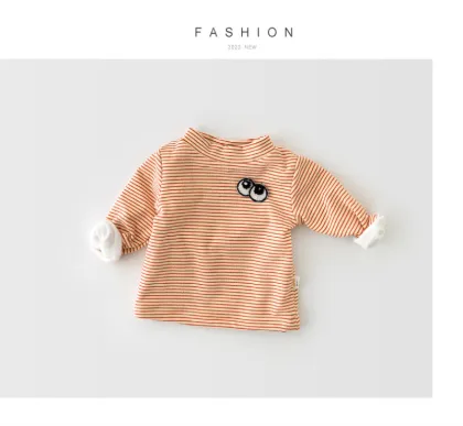 Girls' Thick Fleece Bottoming Shirt