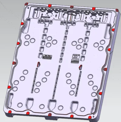 Aluminum die casting communication parts filter