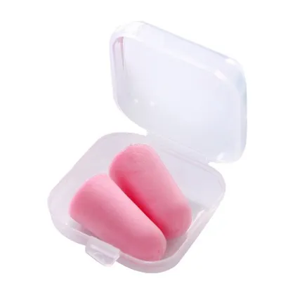 Bullet Elastic Foam Earplugs 33dB - Adjustable Hearing Protection for Travel, Concerts, and Events