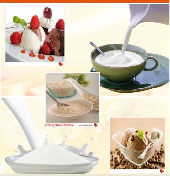 Non dairy whipping cream substitute for milk sense as food additives