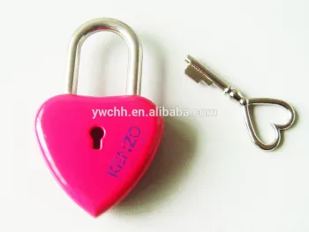 Love lock Love heart lock with key lover lock love lock