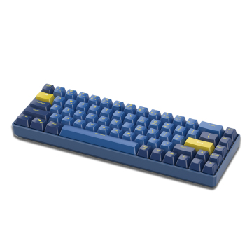Customizable RGB Mechanical Keyboard with Hotswappable PBT Keycaps: Wireless and Wired 60% Keyboard for PC and Laptop