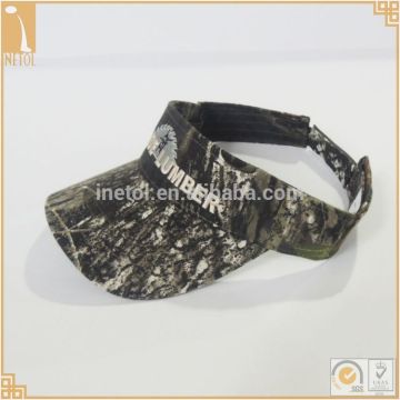 2016 New fashion sports style sun protection camo hunting sun visor cap