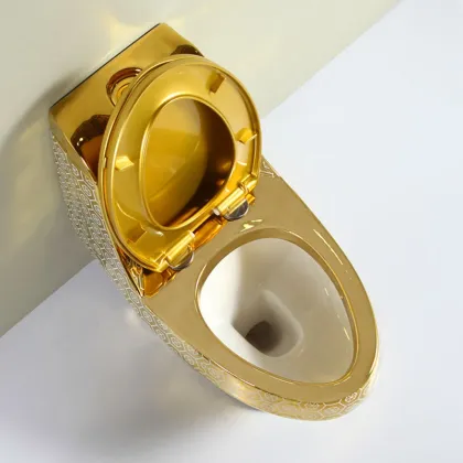Dubai Sanitary Ware - Medium Luxury Gold Toilet Bowl