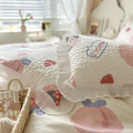 100% kapas dicetak selimut selimut seting bedspread set