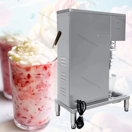 Mini Tabletop Dragon Fruit Ice Cream Maker Blender Machine