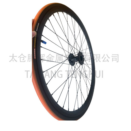 Roda traseira de cadeira de rodas preta