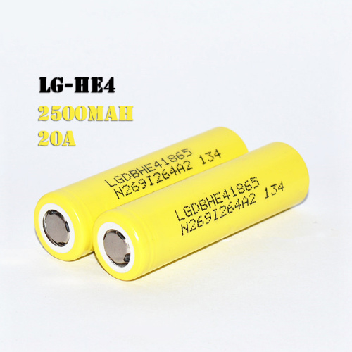 LG HE4 Lithium ion Battery 2500mah Cell
