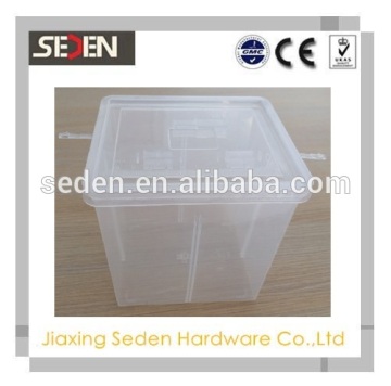 small plastic parts storage box