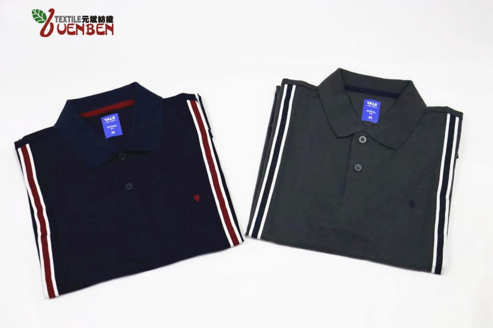 Polo masculino maciço PK com fita na frente