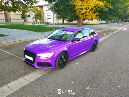 Glossy Explosive violet Car Wrap