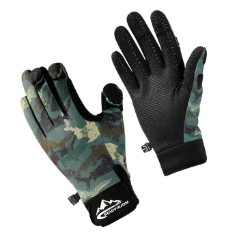 Ice Fishing Non-Slip Gloves for Cold Weather Outdoor Activities